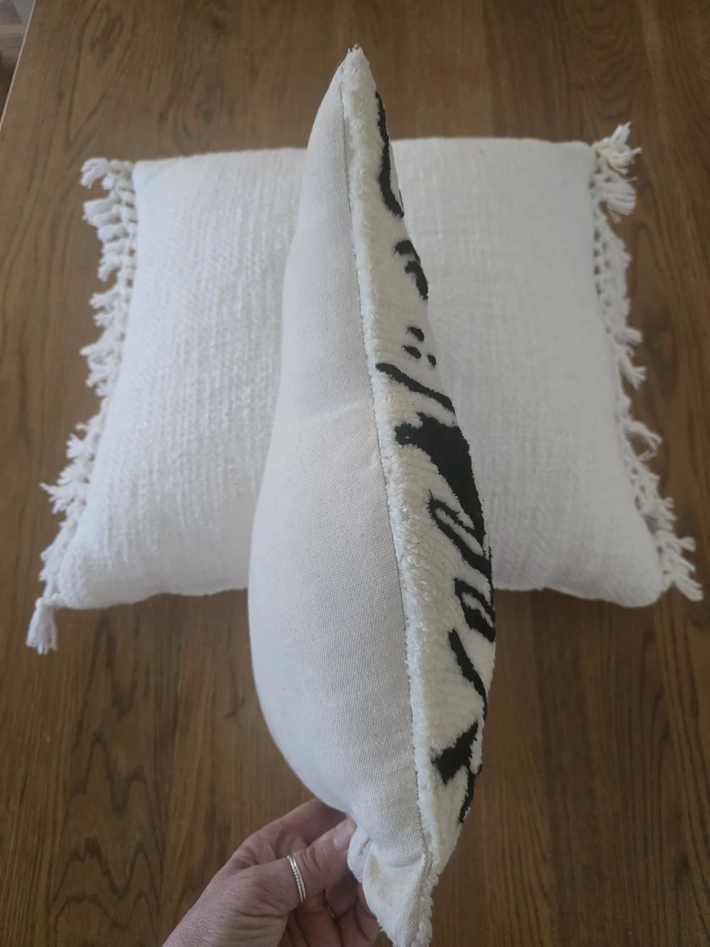 Black & White Decorative Dog Pillow